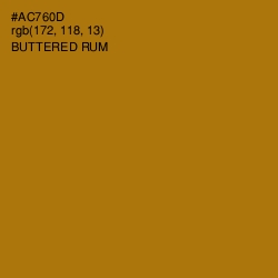 #AC760D - Buttered Rum Color Image