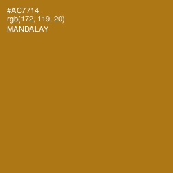 #AC7714 - Mandalay Color Image