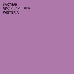 #AC78A9 - Wisteria Color Image