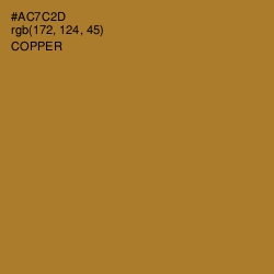 #AC7C2D - Copper Color Image