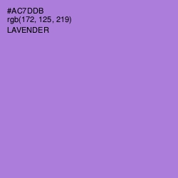 #AC7DDB - Lavender Color Image