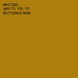 #AC7E0C - Buttered Rum Color Image