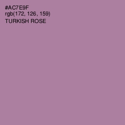 #AC7E9F - Turkish Rose Color Image