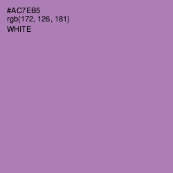 #AC7EB5 - Lavender Purple Color Image