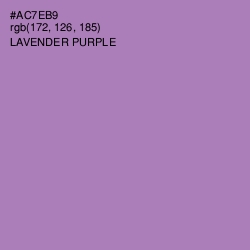 #AC7EB9 - Lavender Purple Color Image