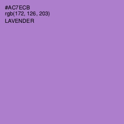 #AC7ECB - Lavender Color Image