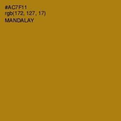 #AC7F11 - Mandalay Color Image