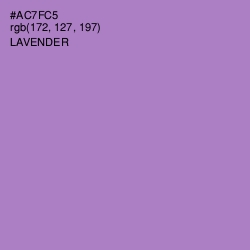 #AC7FC5 - Lavender Color Image