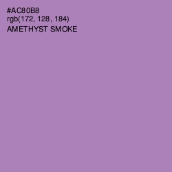 #AC80B8 - Amethyst Smoke Color Image