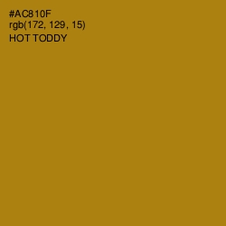 #AC810F - Hot Toddy Color Image