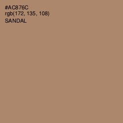 #AC876C - Sandal Color Image