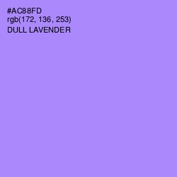 #AC88FD - Dull Lavender Color Image