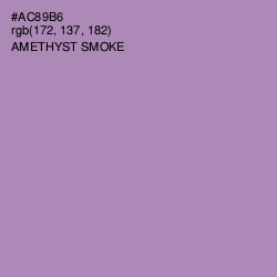 #AC89B6 - Amethyst Smoke Color Image