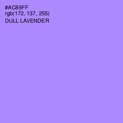 #AC89FF - Dull Lavender Color Image