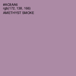 #AC8AA6 - Amethyst Smoke Color Image