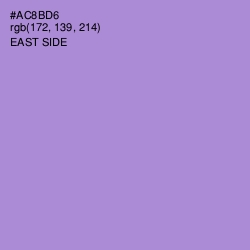 #AC8BD6 - East Side Color Image