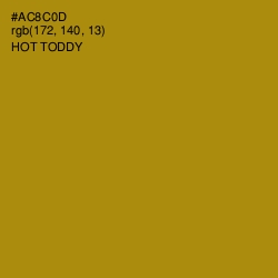 #AC8C0D - Hot Toddy Color Image