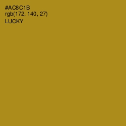 #AC8C1B - Lucky Color Image