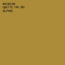 #AC8C38 - Alpine Color Image