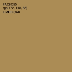 #AC8C55 - Limed Oak Color Image