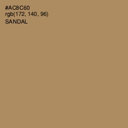 #AC8C60 - Sandal Color Image