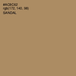 #AC8C62 - Sandal Color Image