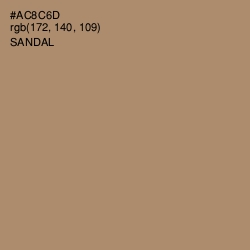 #AC8C6D - Sandal Color Image