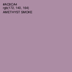 #AC8CA4 - Amethyst Smoke Color Image