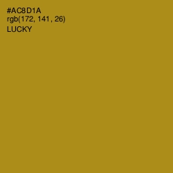 #AC8D1A - Lucky Color Image