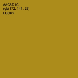 #AC8D1C - Lucky Color Image