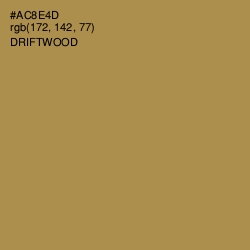 #AC8E4D - Driftwood Color Image