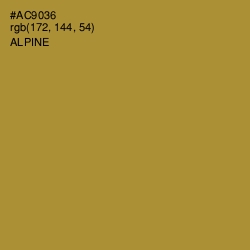 #AC9036 - Alpine Color Image