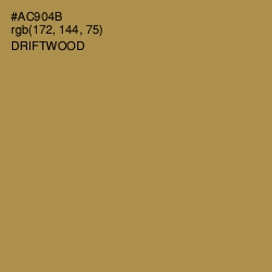 #AC904B - Driftwood Color Image