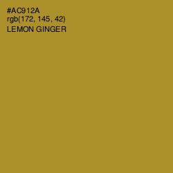 #AC912A - Lemon Ginger Color Image