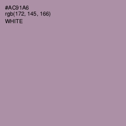 #AC91A6 - Amethyst Smoke Color Image