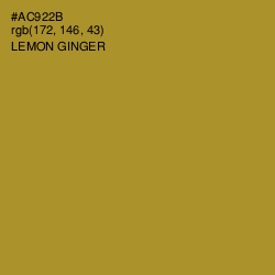 #AC922B - Lemon Ginger Color Image