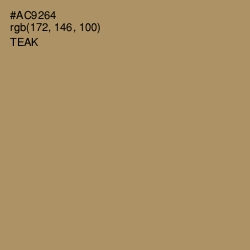 #AC9264 - Teak Color Image