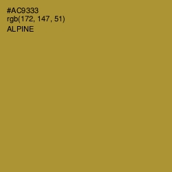 #AC9333 - Alpine Color Image