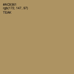 #AC9361 - Teak Color Image