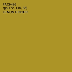 #AC9426 - Lemon Ginger Color Image