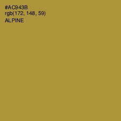 #AC943B - Alpine Color Image