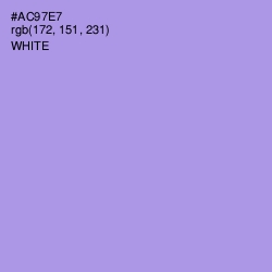 #AC97E7 - Dull Lavender Color Image