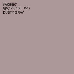 #AC9997 - Dusty Gray Color Image