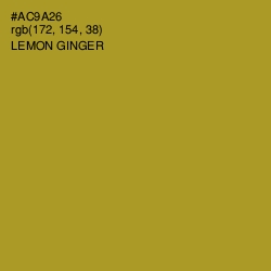 #AC9A26 - Lemon Ginger Color Image
