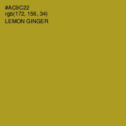 #AC9C22 - Lemon Ginger Color Image