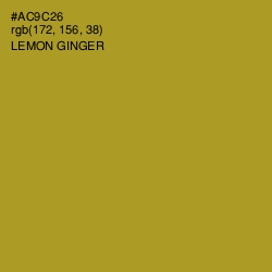 #AC9C26 - Lemon Ginger Color Image