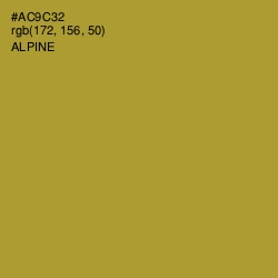 #AC9C32 - Alpine Color Image