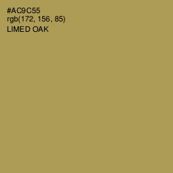 #AC9C55 - Limed Oak Color Image