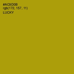 #AC9D0B - Lucky Color Image