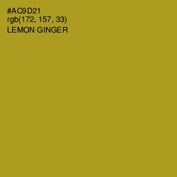 #AC9D21 - Lemon Ginger Color Image